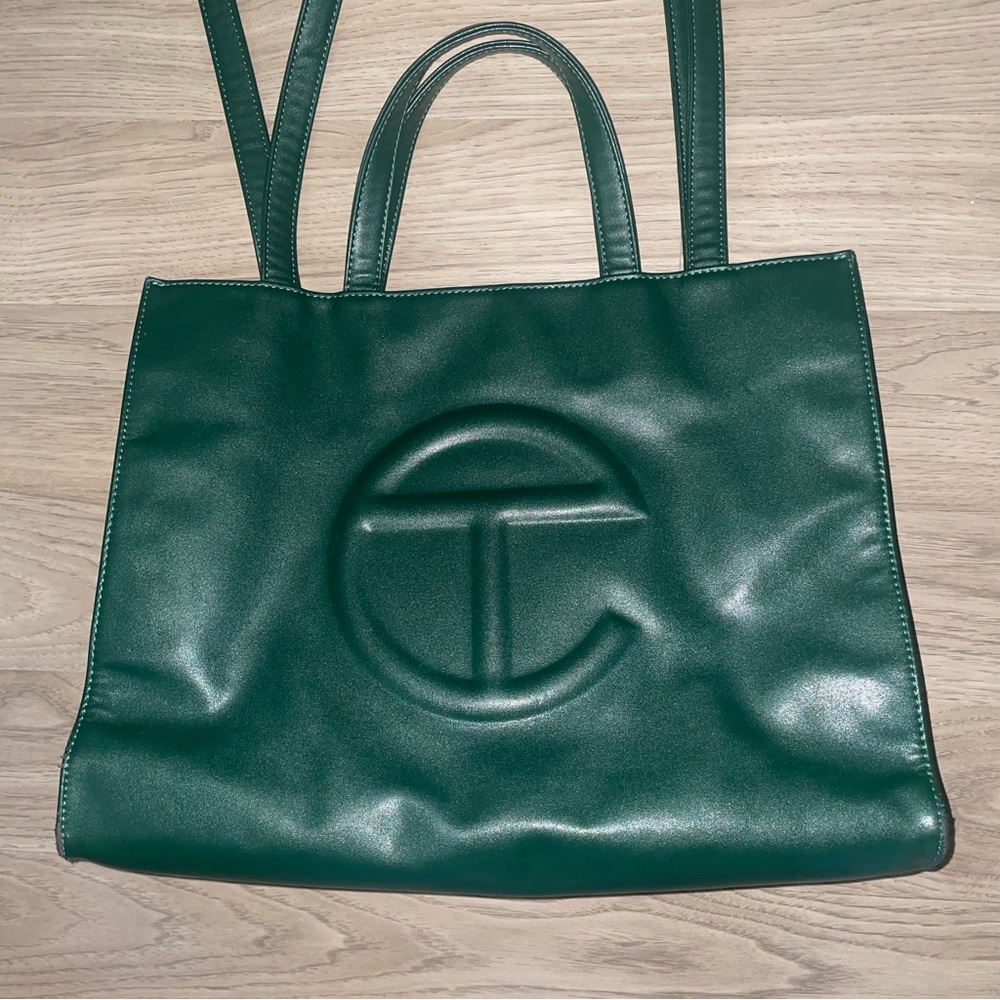 Telfar Medium Dark Olive Shopping Tote